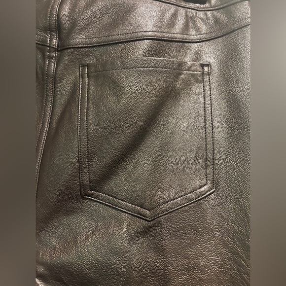 SPANX Like Leather faux stretch-leather pants size large - Picture 7 of 12